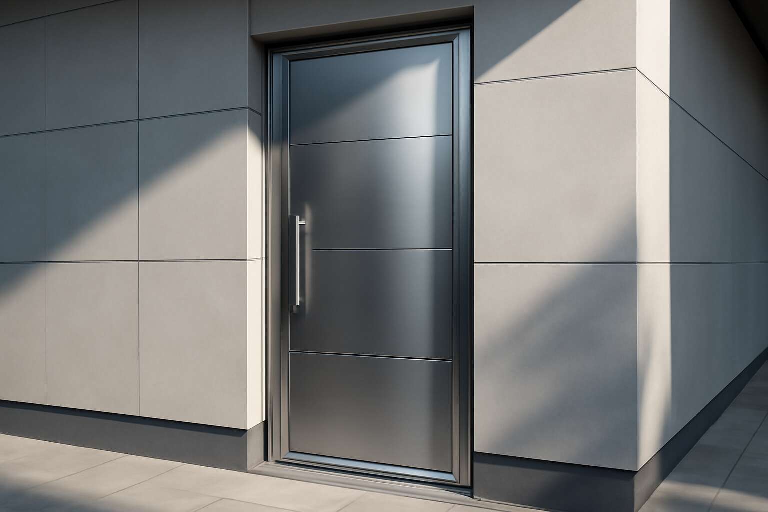 aluminium door front