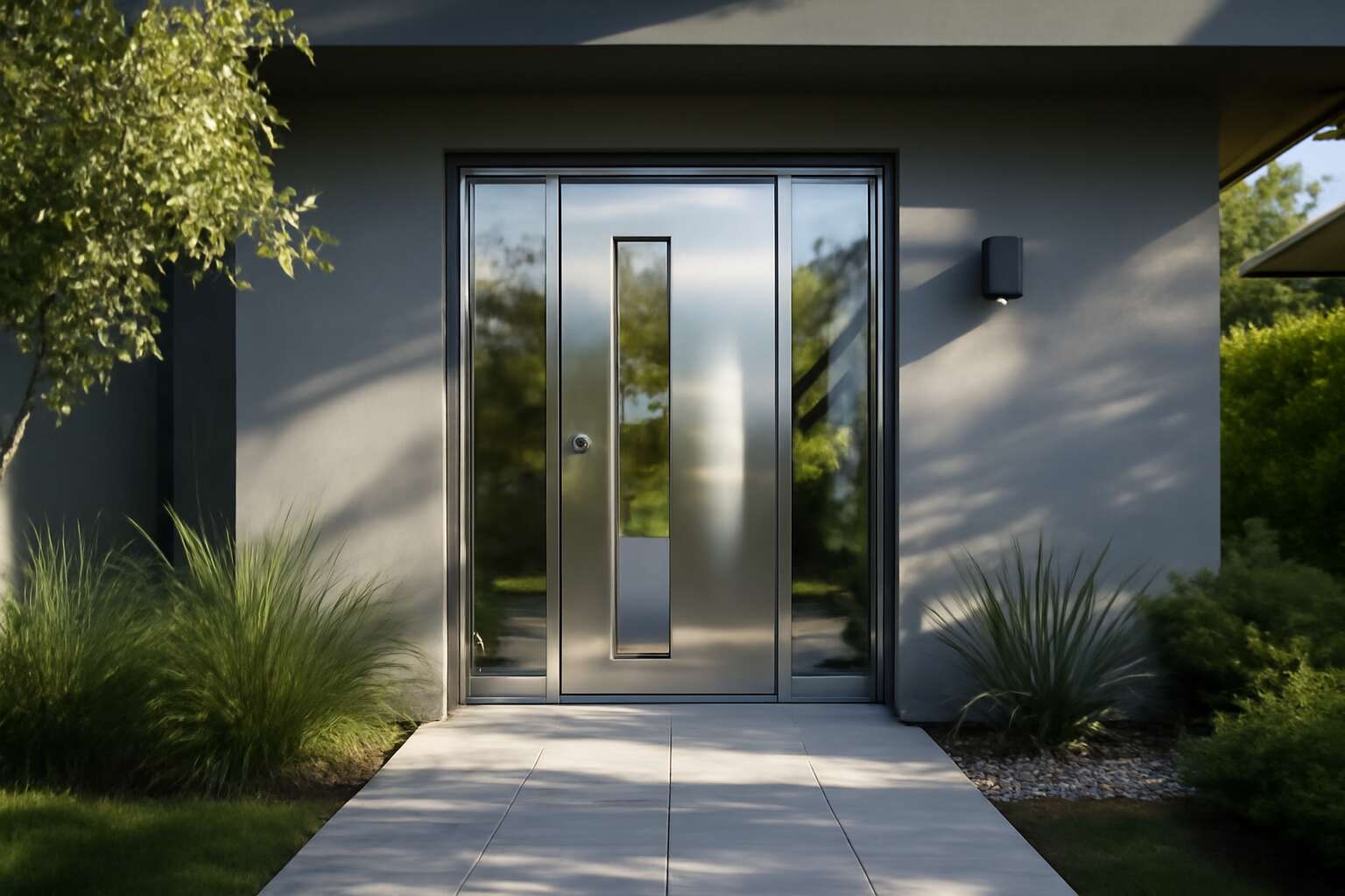 aluminium door external