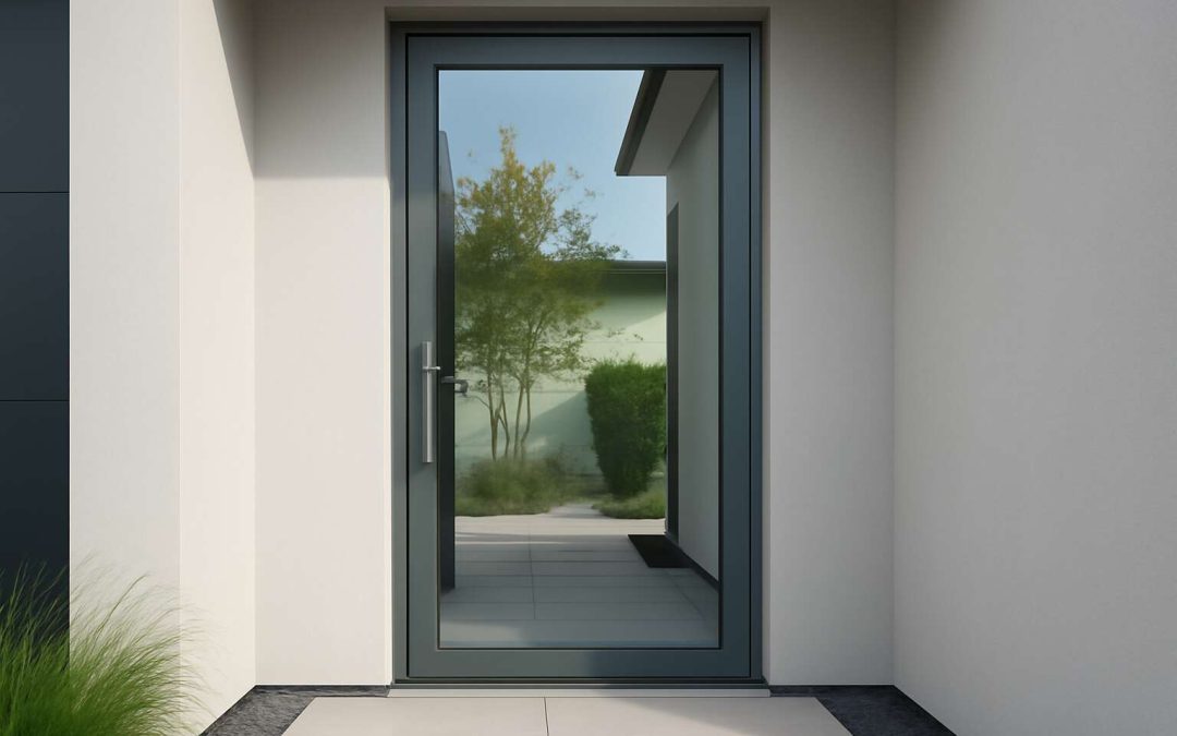 Sleek and Modern: Innovative Aluminium Door Design with Glass for Stylish Spaces