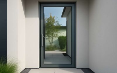 Sleek and Modern: Innovative Aluminium Door Design with Glass for Stylish Spaces