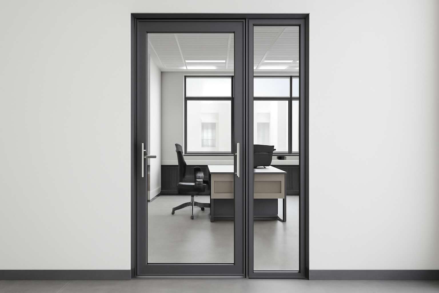 aluminium door for office