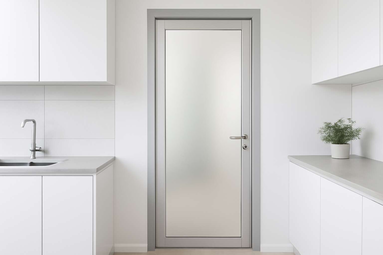 aluminium door for kitchen