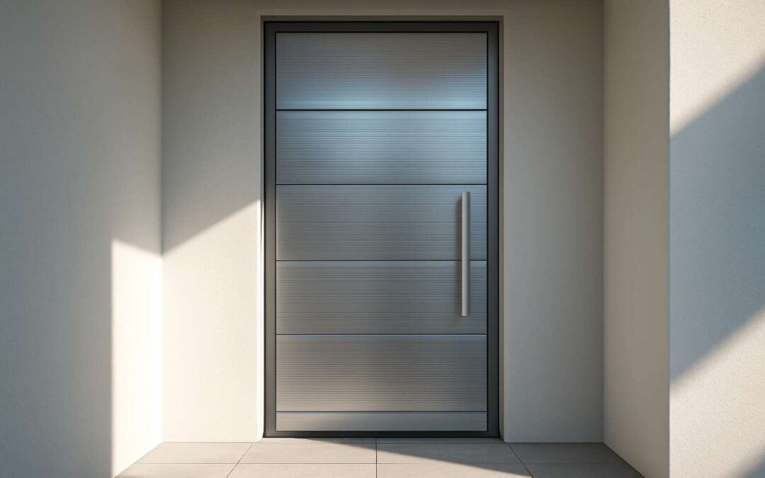 Transform Your Home Entrance with a 5 panel aluminium door for Modern Curb Appeal