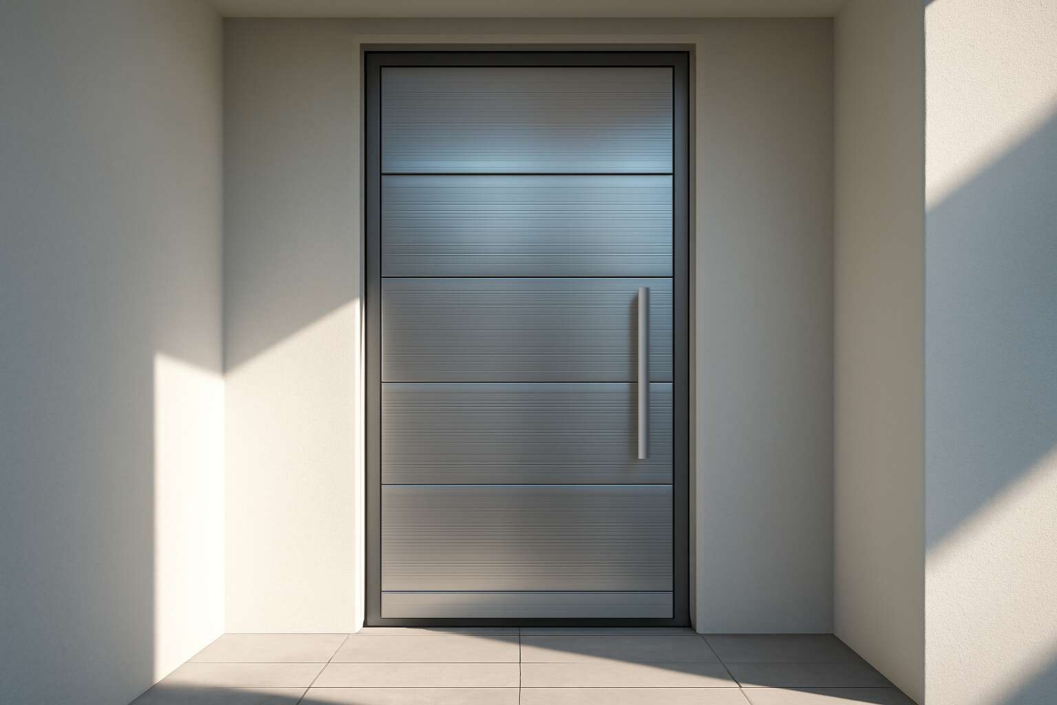 5 panel aluminium door