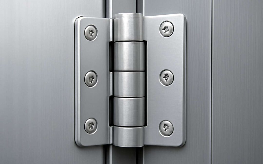 Upgrade with heavy duty aluminium door hinges for lasting security.