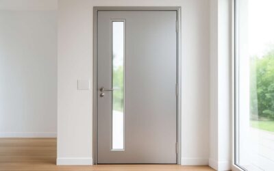 Upgrade your entrance with an aluminium door with frame that blends style and durability.