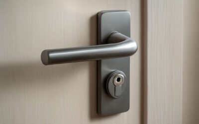Premium aluminium door handle with lock: sleek, secure entry for modern homes
